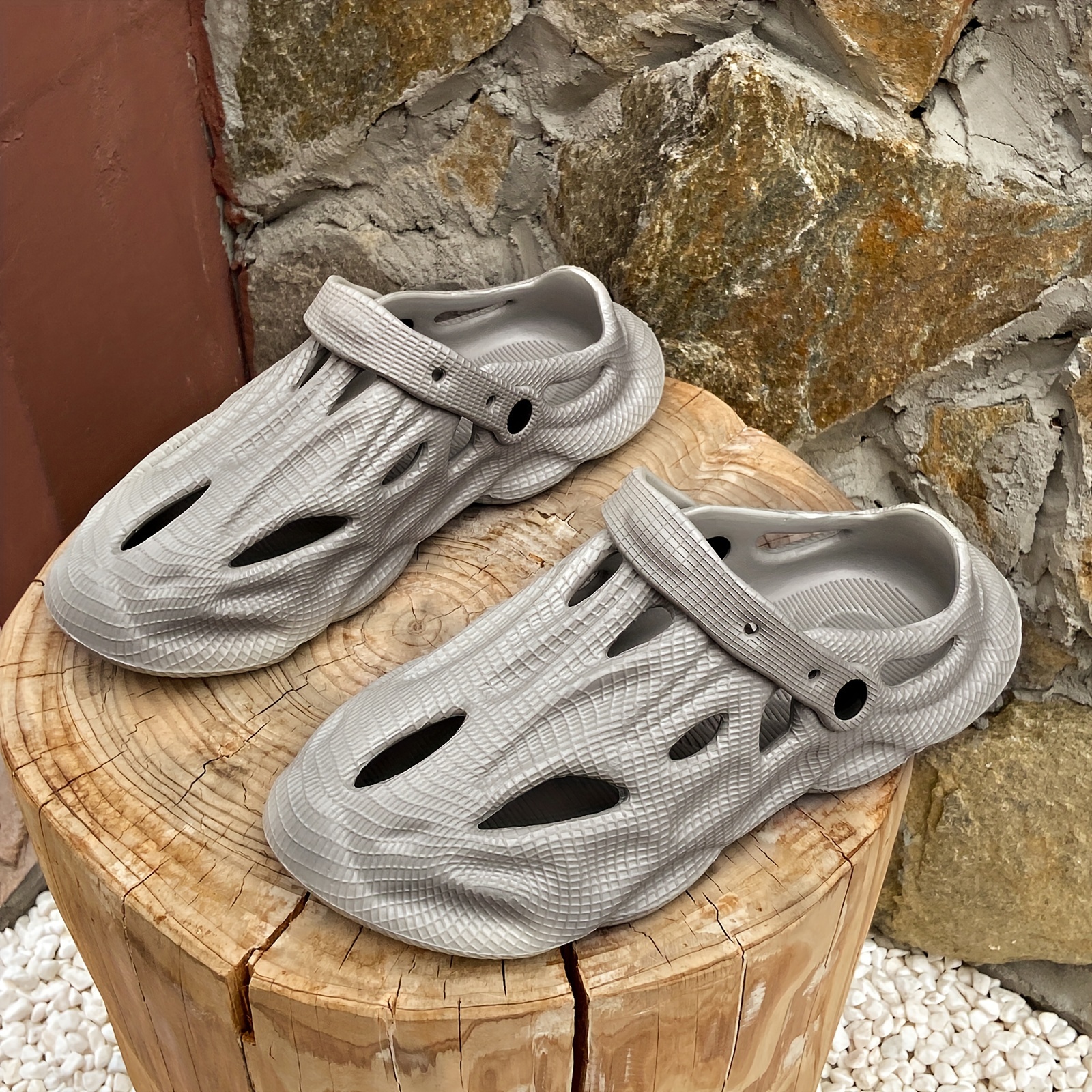 Mens Foam Runner Shoes Garden Sandals Slip On Quick Dry Eva Shoes - Men's  Shoes - Temu