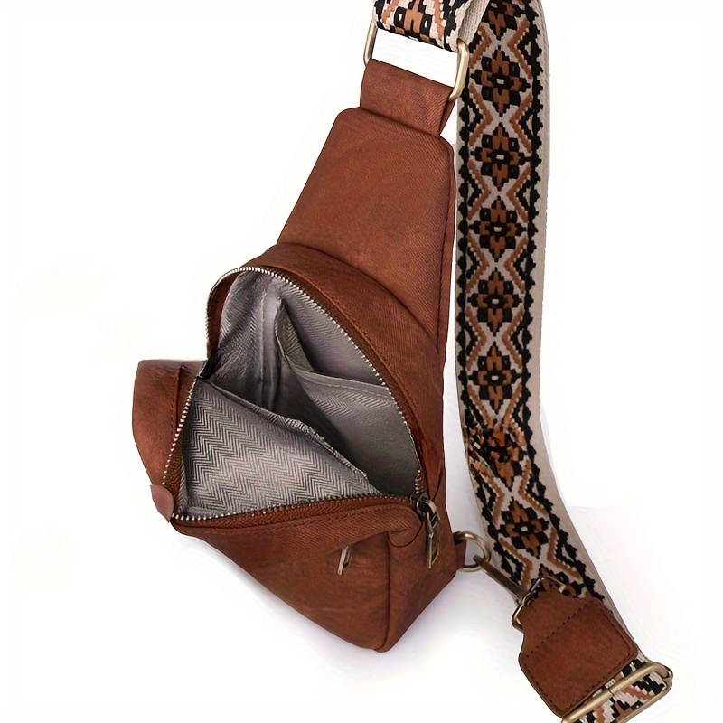 vintage bohemian chest bag retro crossbody sling bag womens  display picture 2
