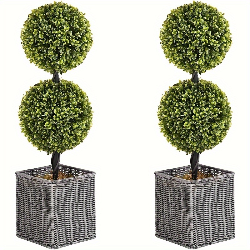 Premium Artificial Topiary Ball Green Plant Grass Ball - Temu