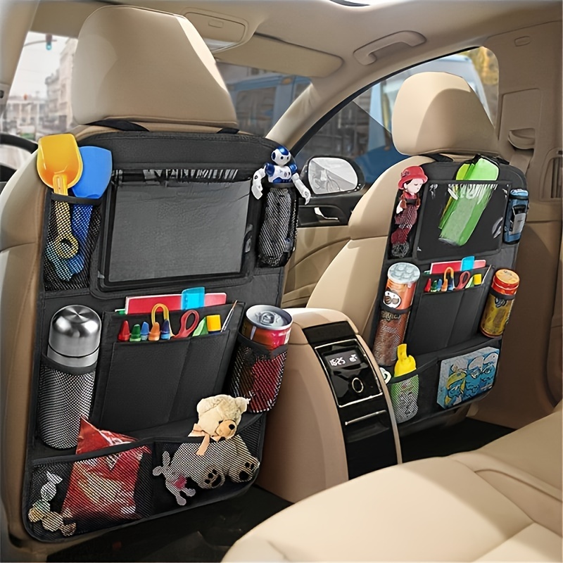 Car Back Seat Organizer Car Seat Storage Bag Touch Screen - Temu