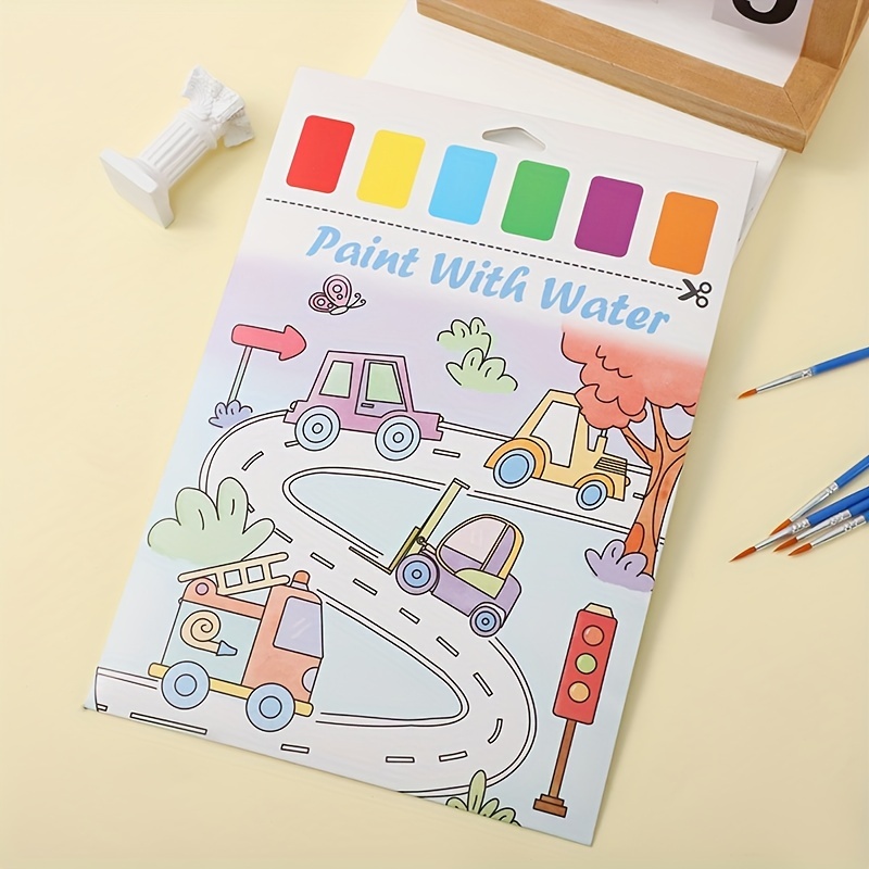 Water Coloring Books for Kids Ages 4-8,Watercolor Coloring Book