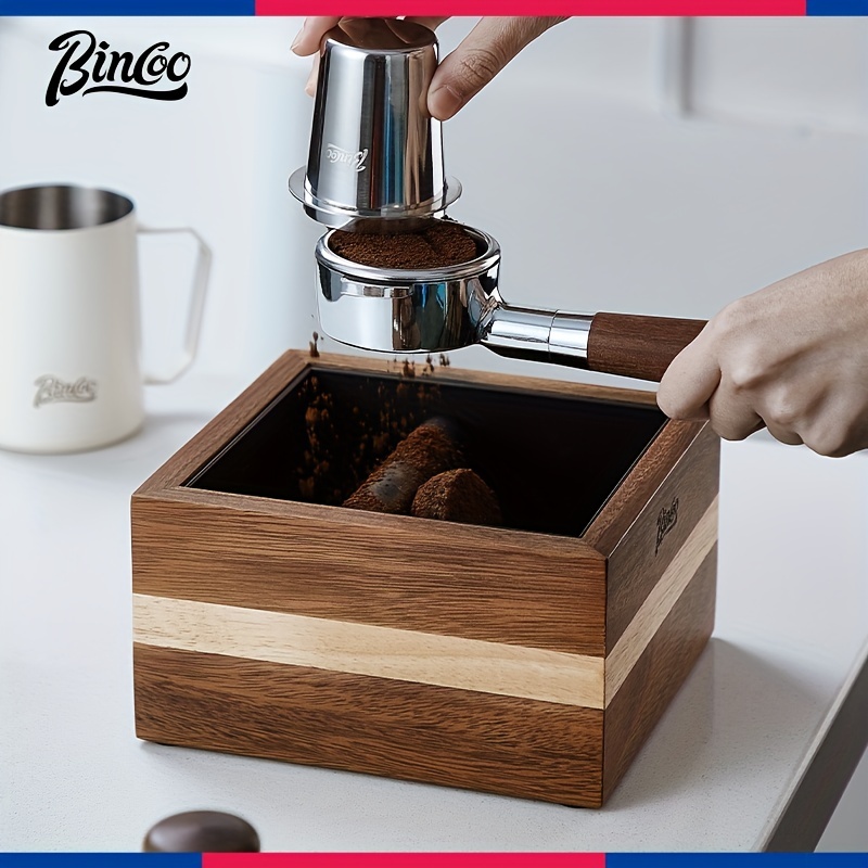 Wood Coffee Powder Knock Box  Wood Barista Tool Accessorie