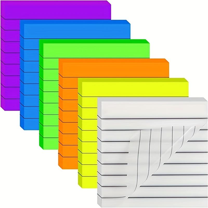 Translucent Sticky Notes 50 Sheets Waterproof Aesthetic Notes Sticker  Self-Adhesive Transparent Note Taking Supplies For