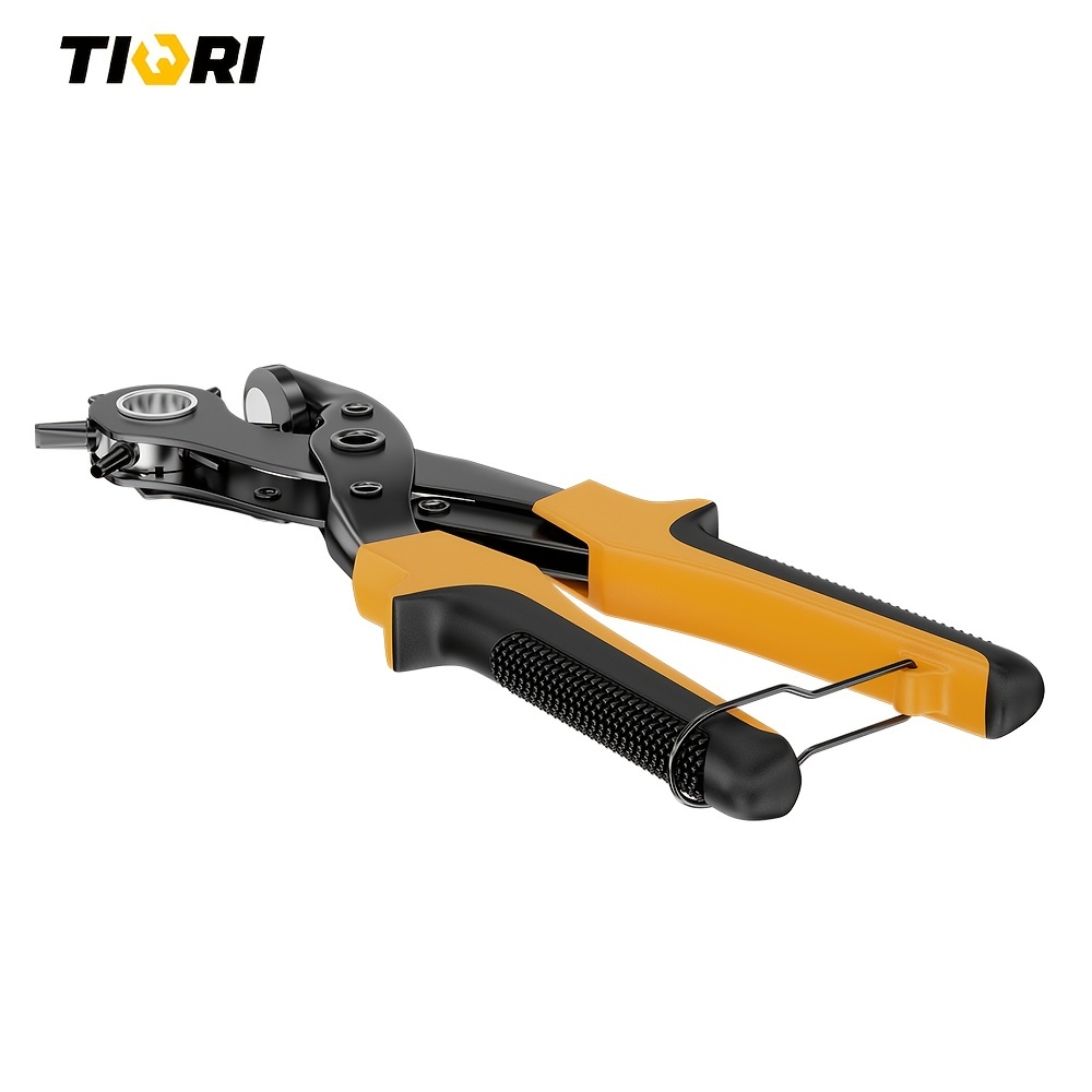 1pc TIQRI Multi-Functional Standard Punch, 6 Round Hole Sizes