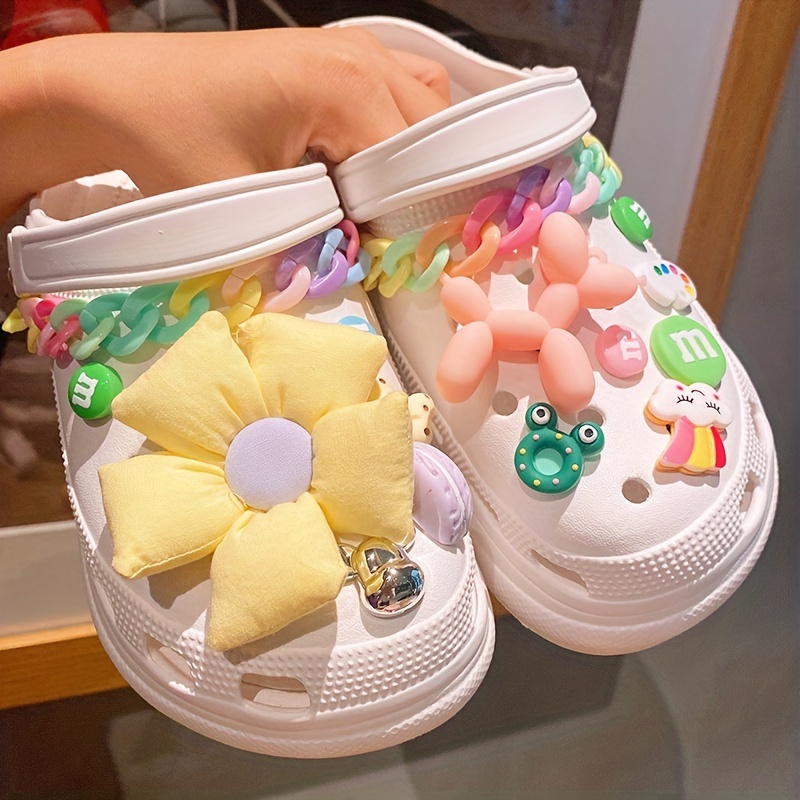 Cute Shoe Charms For Girls Kawaii Shoe Charms With Shoe - Temu