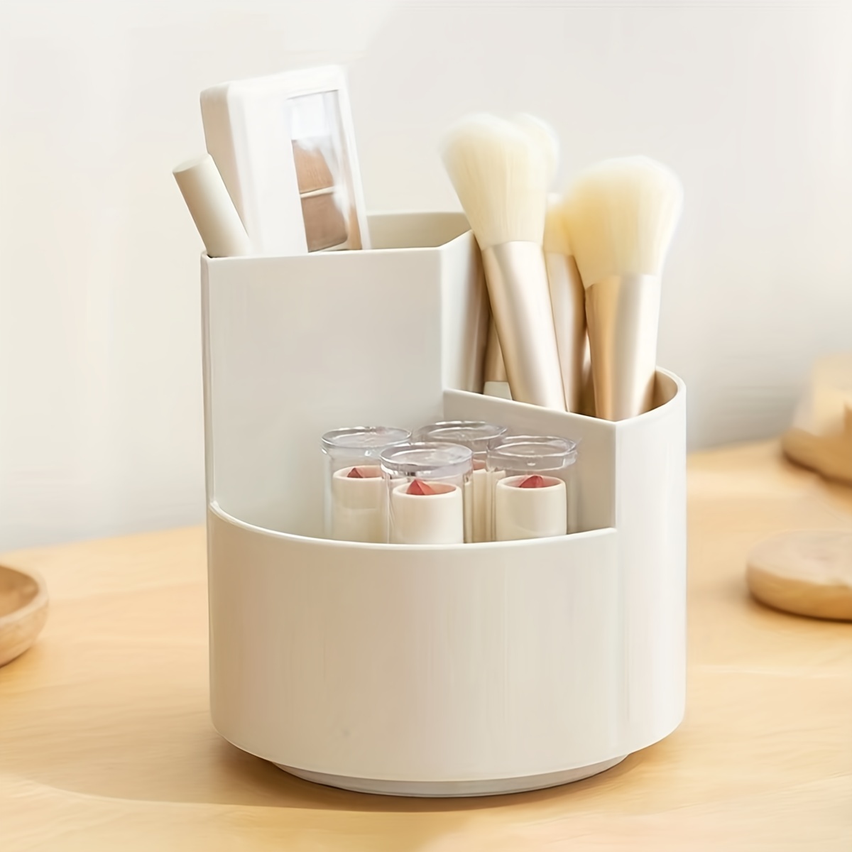 Eine Kosmetik aufbewahrungsbox Schreibtisch Make up pinsel - Temu Austria
