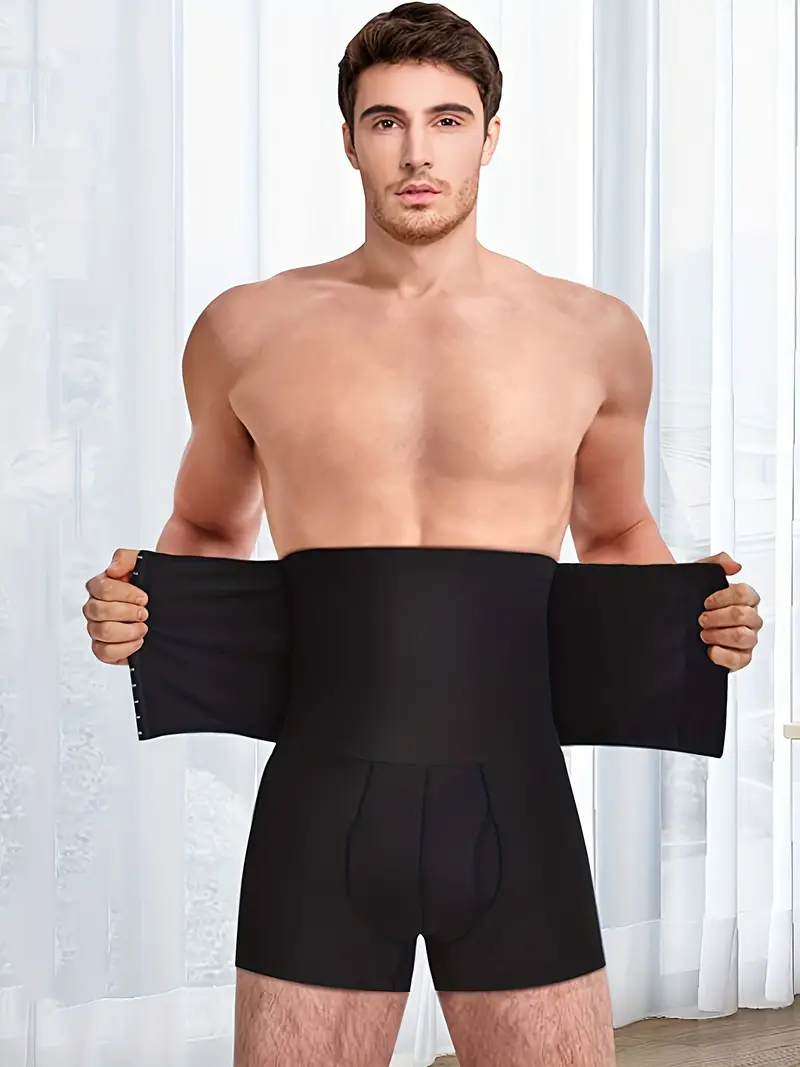 Men Underwear High Waist Body Shaper Slimming Fit Tummy Control