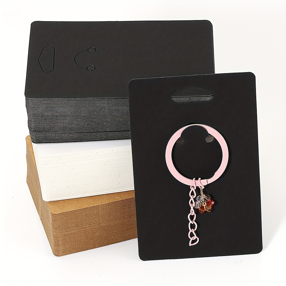 Keychain Keyring Display Cards With Self sealing Bags Cards - Temu