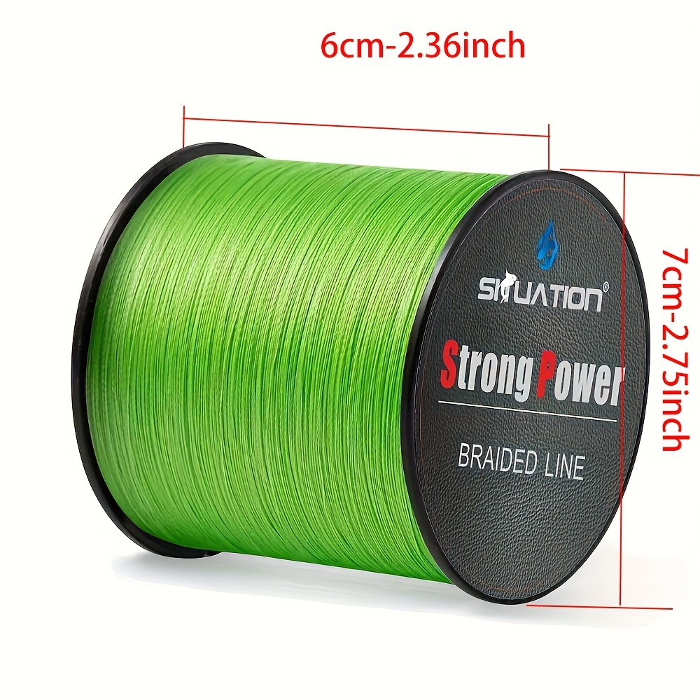 4x Braided Pe Fishing Line: Smooth Strong Tackle Anglers - Temu Canada