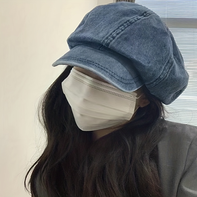 New Fashion Denim Fisherman Hat Women's Washable Summer Outdoor