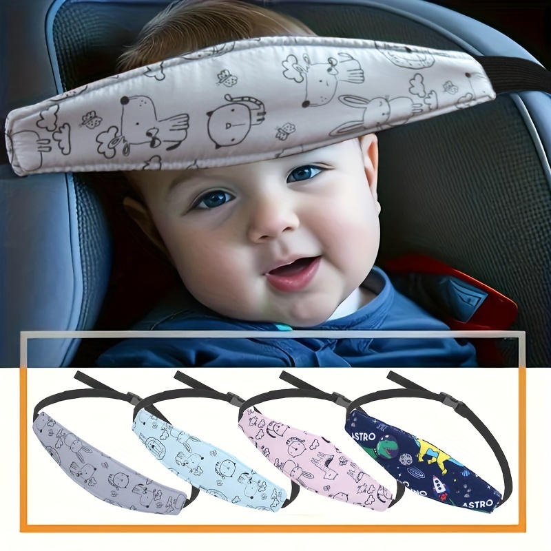 Soporte de cabeza de bebé para asiento de automóvil, soporte para la cabeza  para niños pequeños, correa para la cabeza, reposacabezas, asiento de