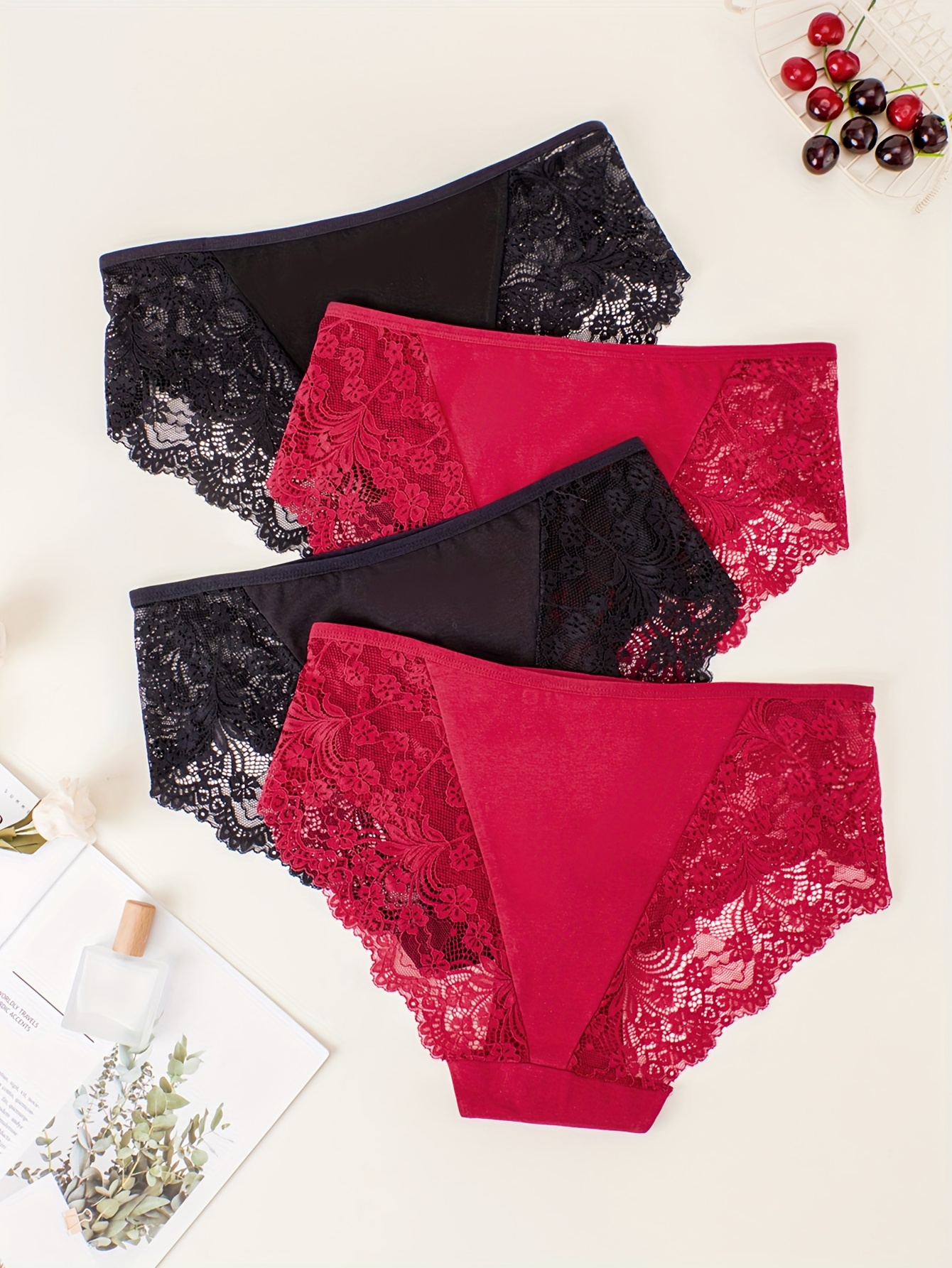 INTIMATES Pack of 3 Hipster Lace Briefs