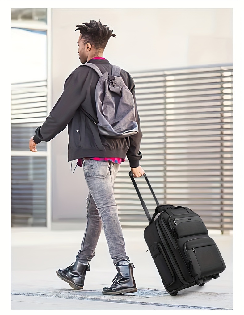 Ozuko Business Travel Bag Portable Multi Functional Trolley Temu