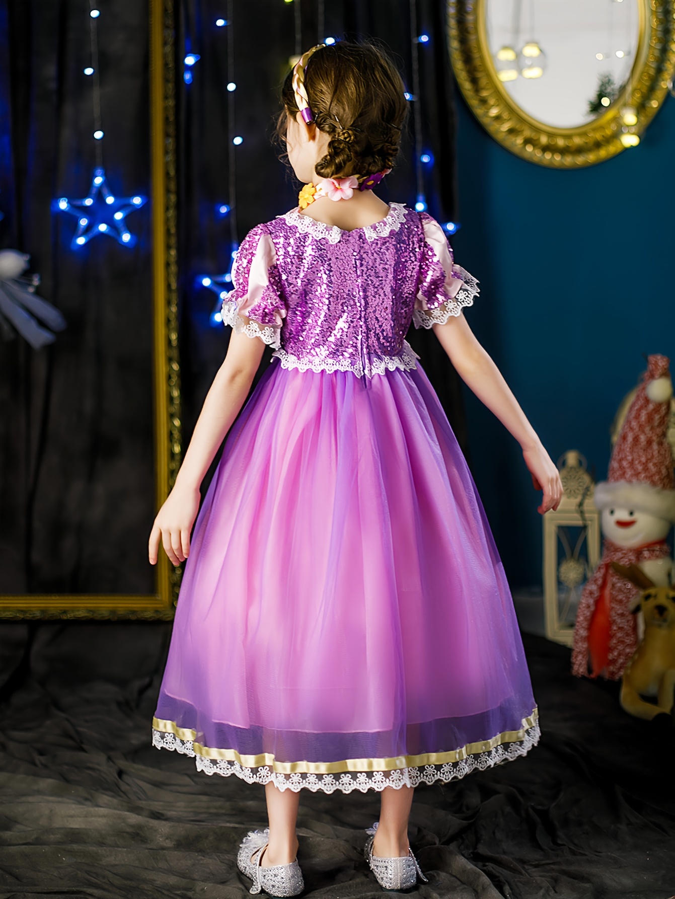 Conjunto de vestido de tutú de fiesta de cumpleaños para niñas