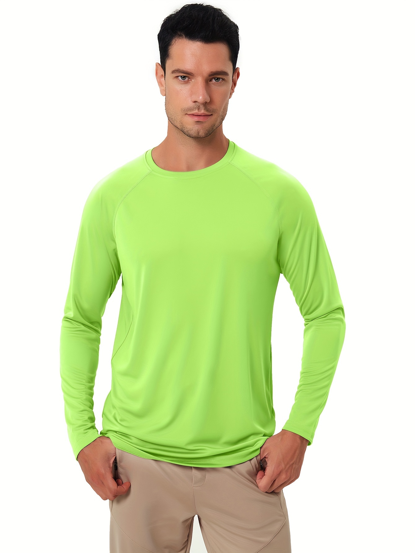 Men's Running Hiking Shirts 1/4 Zip Upf 50+ Sun Protection - Temu