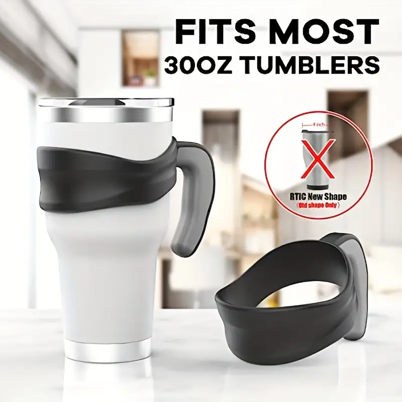 Tumbler Cup Handle for 30oz Rambler - Lightweight, Spill Proof