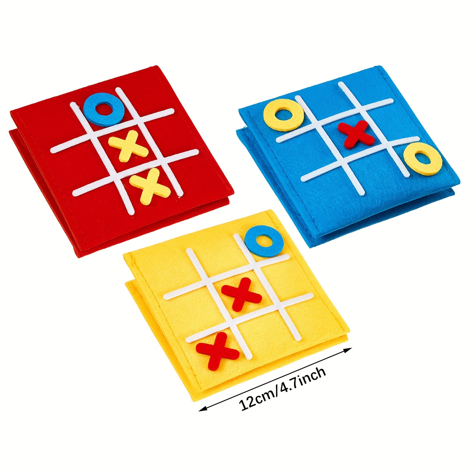 Magnetic Tic Tac Toe Tin Game by WeVeel - Ages 3+ - Birthday Party Favors 