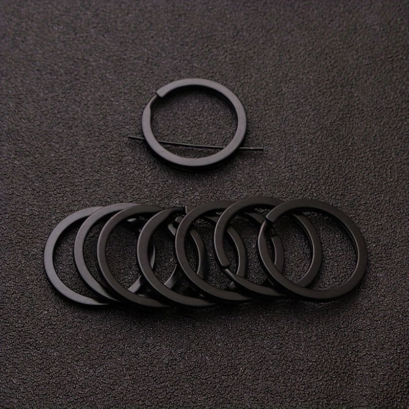 Juego de 100 anillos de llavero, llavero dividido con cadena de metal  dividido con llavero de plata para manualidades, joyería y fabricación de