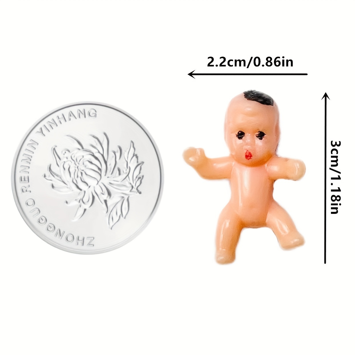  PHILISENMALL Reborn Baby Dolls Tiny Baby Figurines Small King  Cake Babies Little Resin Babies Room Ornaments Decorations for Baby Shower  Party Favors: Home & Kitchen