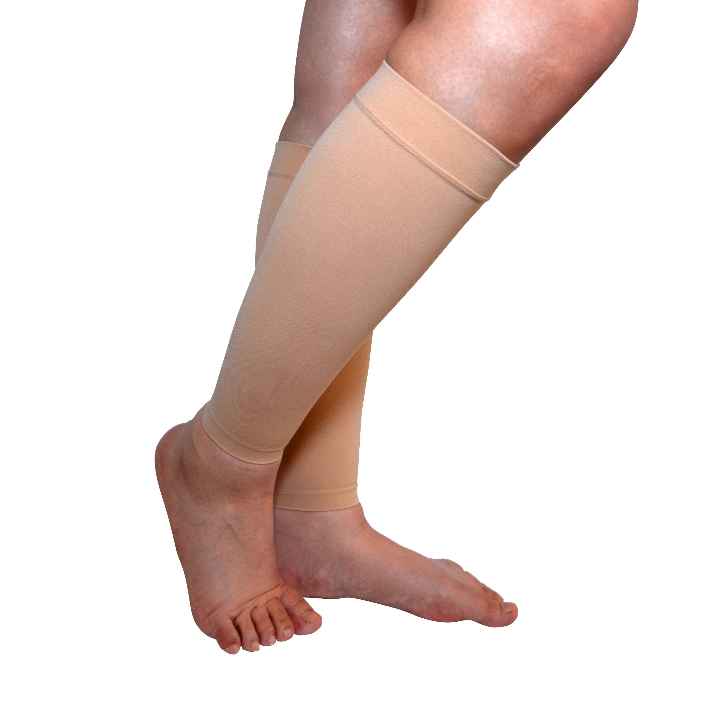 Footless Support Pantyhose for Women 20-30mmHg Varicose Veins - Black,  Medium