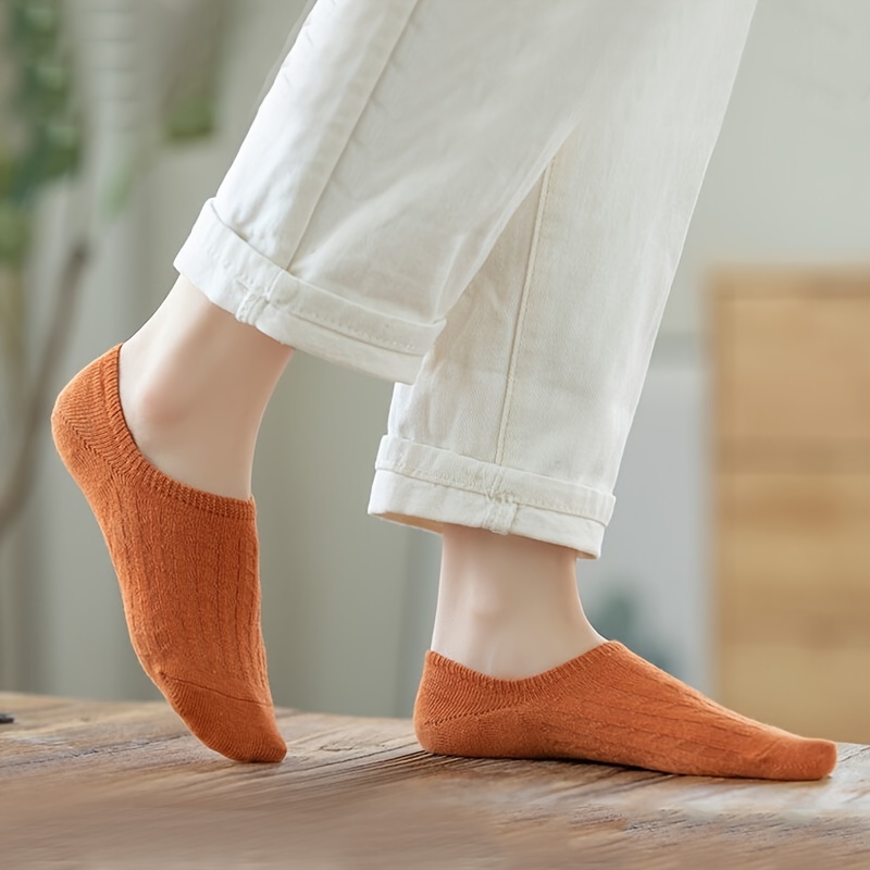 Candy Color Short Socks Breathable Comfy Non slip Thin Low - Temu