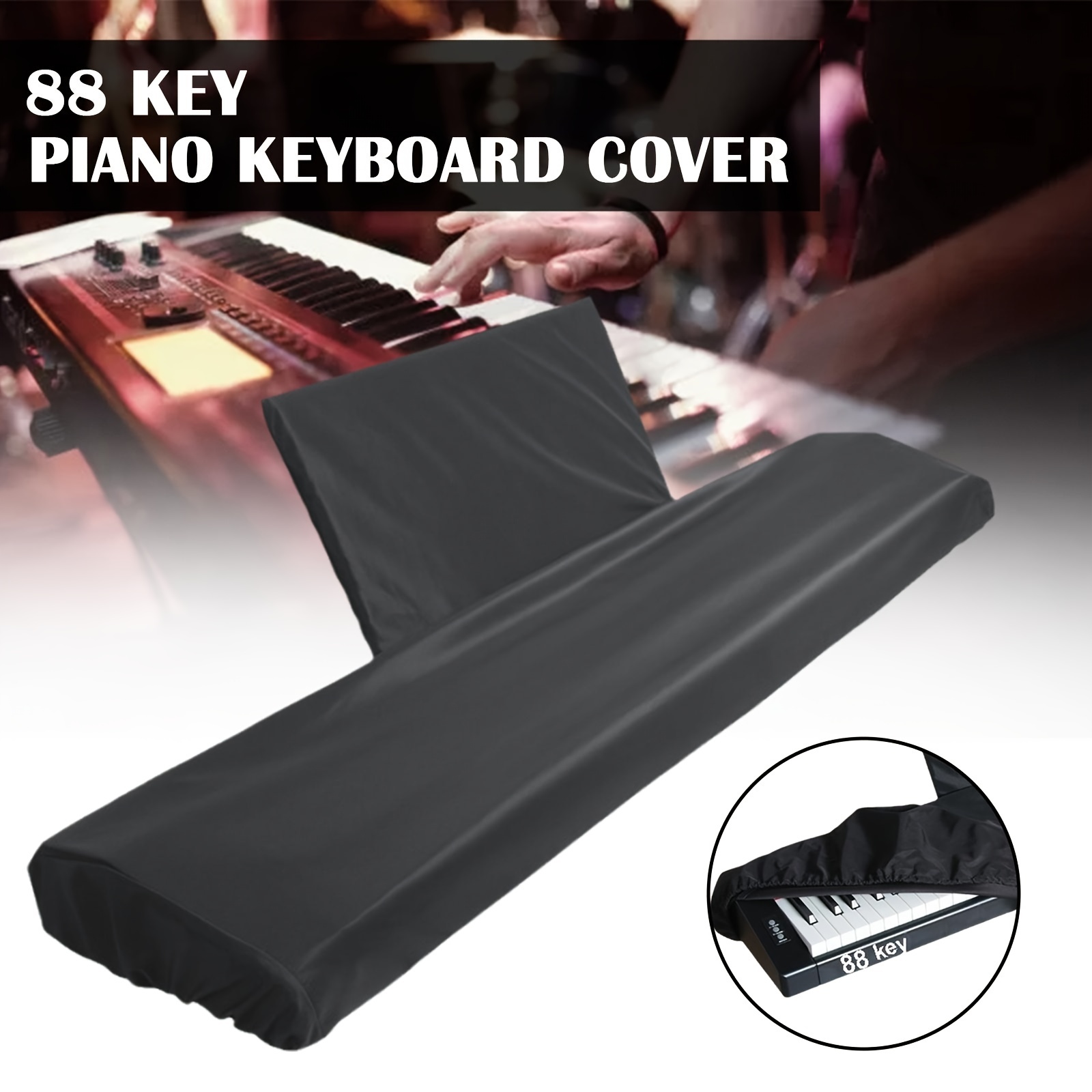 Electric Piano Keyboard Cover 88 Keys Electric Piano Keyboard Dust Cover  for Protection