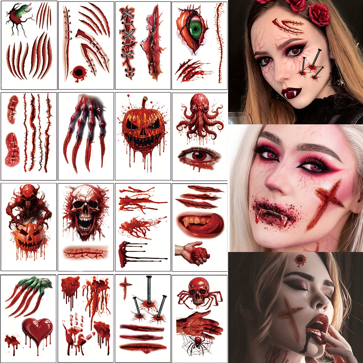 Trucchi per Halloween 2023: sangue finto e ferite fai da te