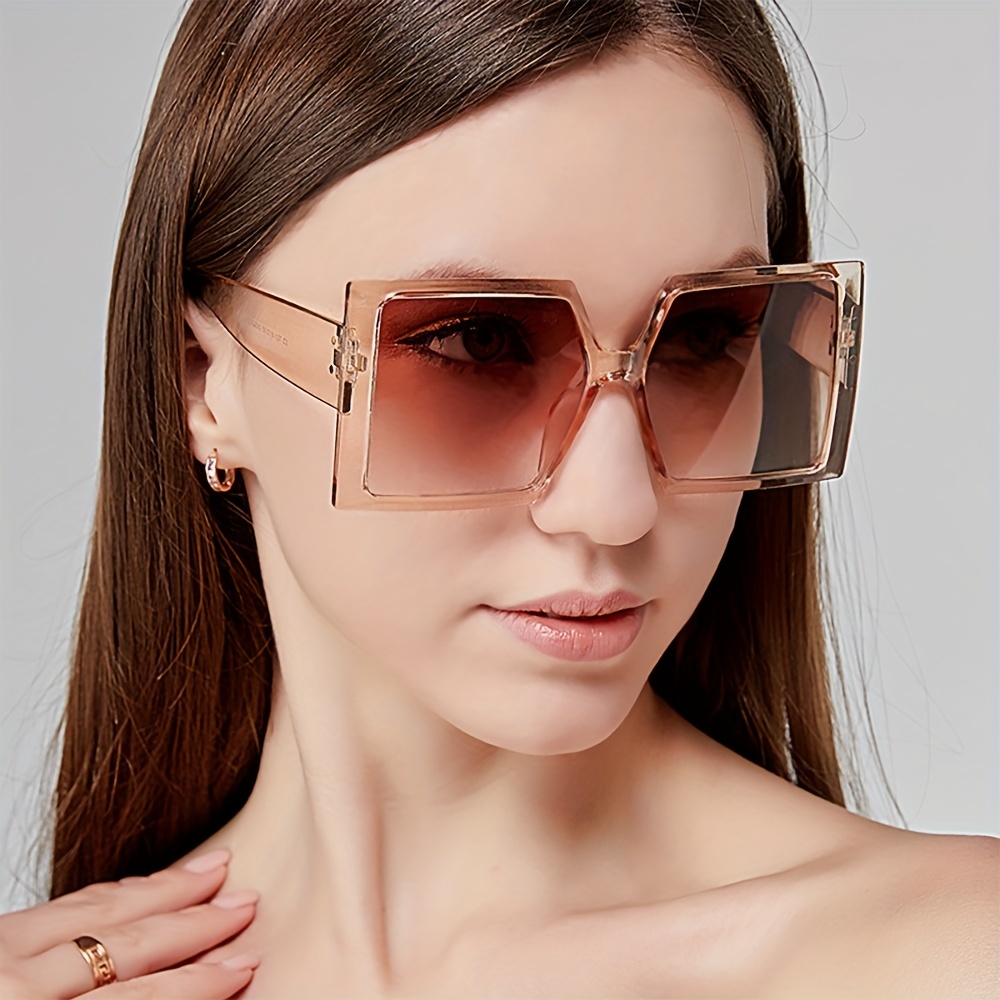 Luxury Rhinestone Square Sunglasses For Women Sparkling Gradient Uv400 Sun  Shades For Party Beach Travel - Temu