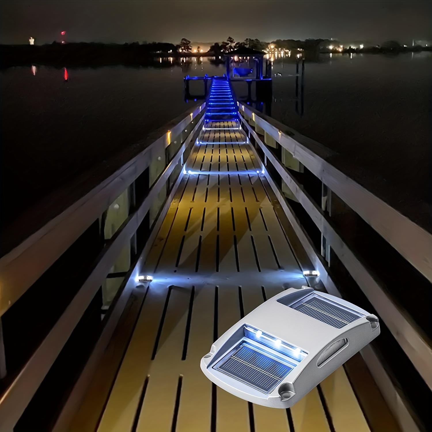 Solar Powered LED Lights, Decks, Docks, Paths & More