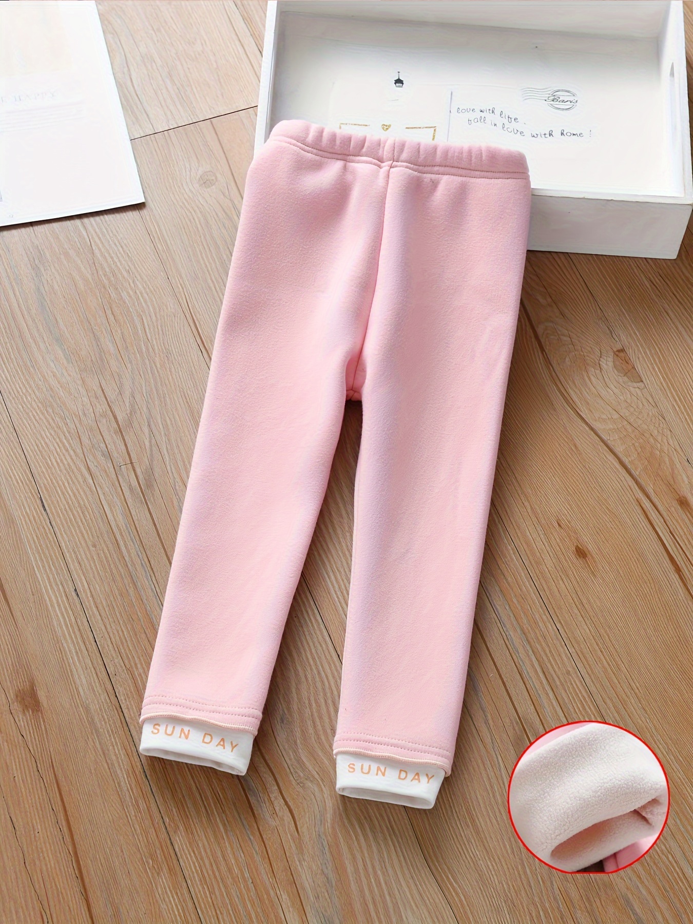 Toddler Girls Fleece Lined Leggings Pants Kids Baby Winter Long Thickened  Warmth Pants Christmas Stockings : : Clothing, Shoes & Accessories