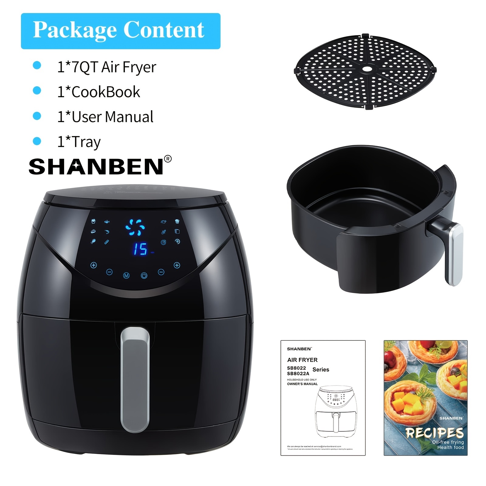 Large Air Fryer, Family Size Air Fryer