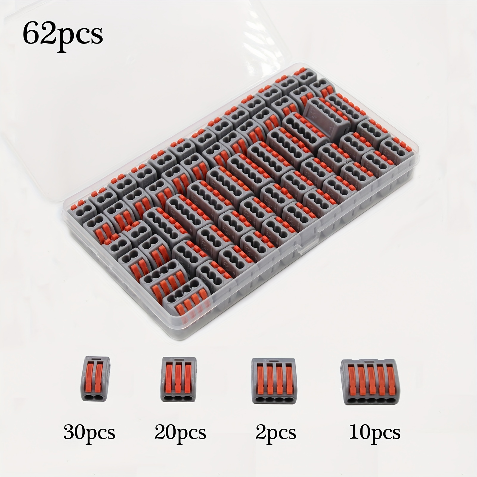 5/50 Uds. Conectores Tuerca Cable Palanca Conector Cable - Temu