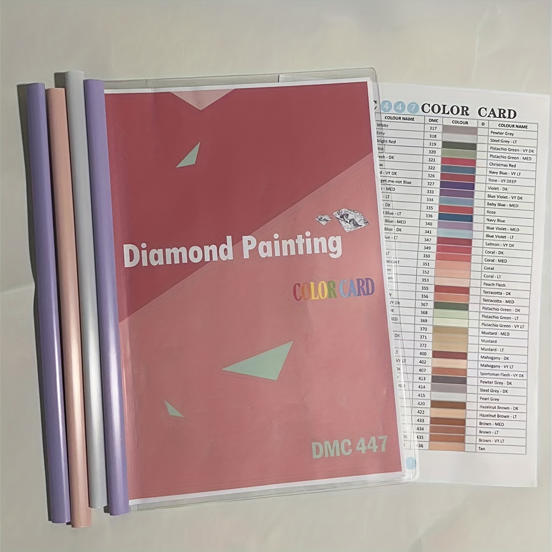 Official Diamond Painting Workbook - Log Book With DMC Color