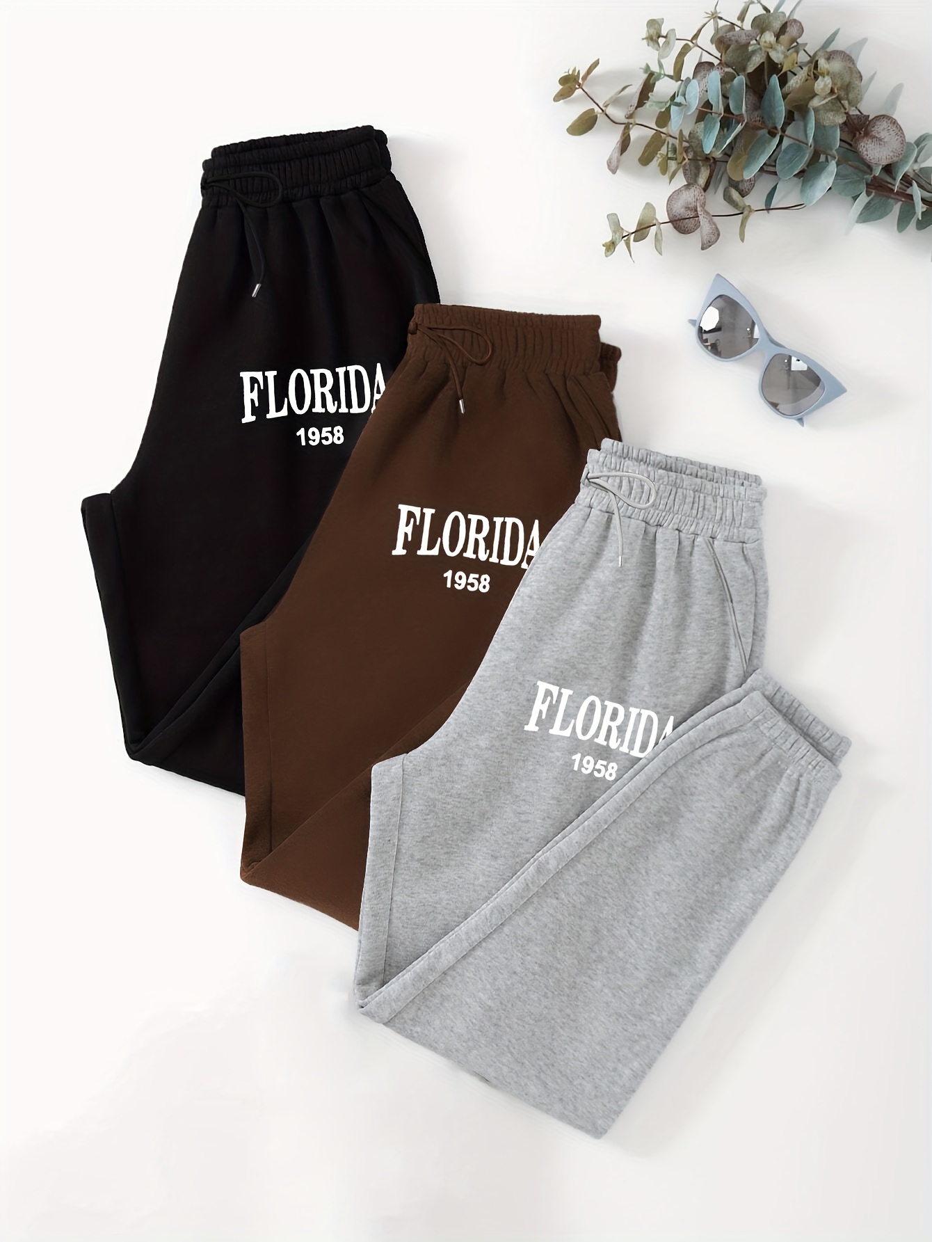 Letter Graphic Fashion Personality Print Casual Sweatpants - Temu Germany