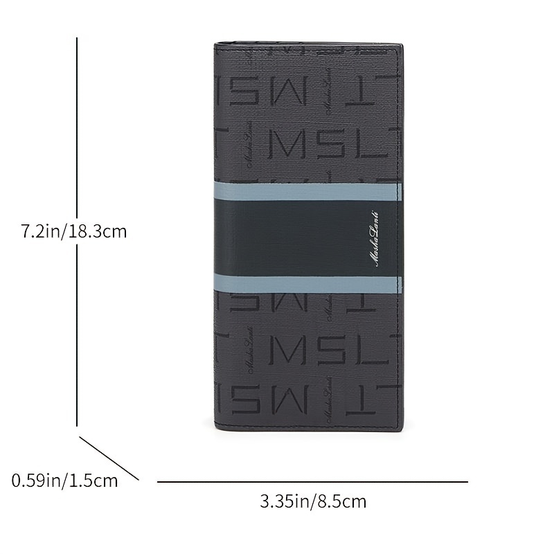 1pc Long Men's Wallet, Gift Box Packaging, Ideal For Boyfriend, Husband,  Father As Gift, Birthday Present