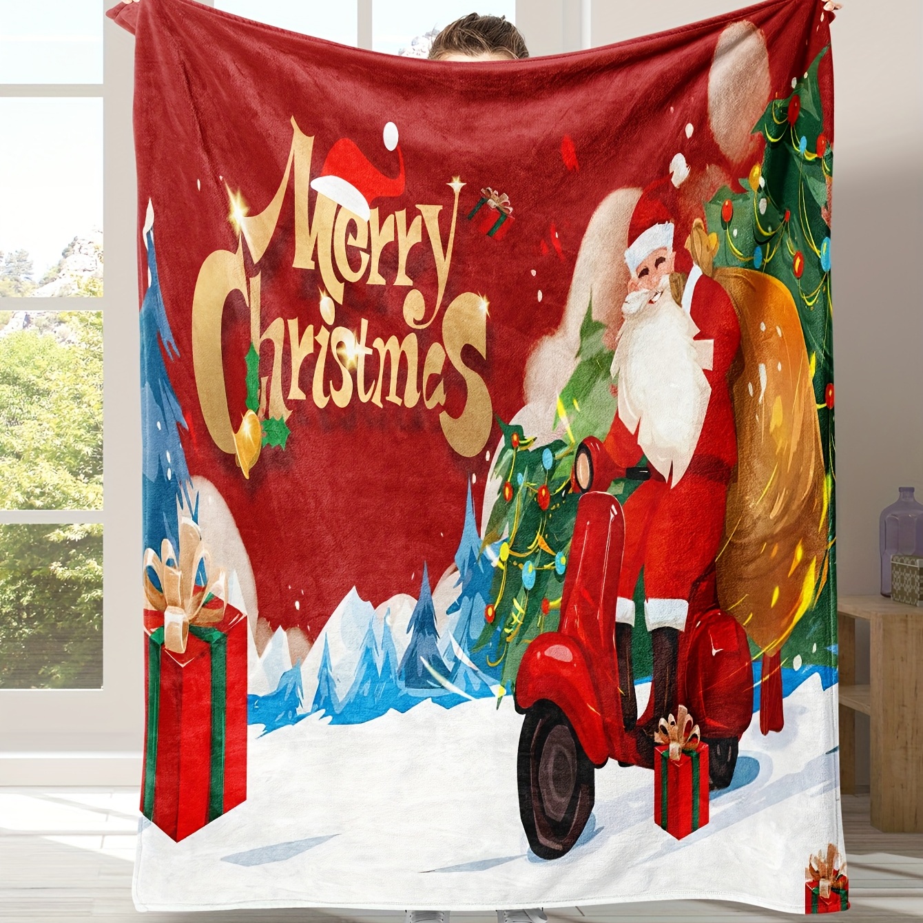 Christmas Baby Blanket for Air Conditioning Use