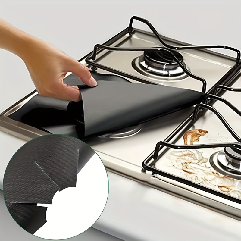 Stove Covers, Stove Protectors For Gas Range, Stove Burner Covers For Gas  Stove Top, Reusable Non-stick Washable Stove Guard, Heat Resistant  Protectors, Black - Temu