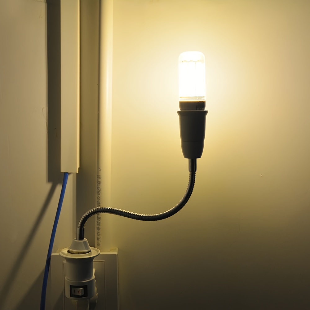 1pc E27 Support De Lampe D'ampoule LED Adaptateur D'extension