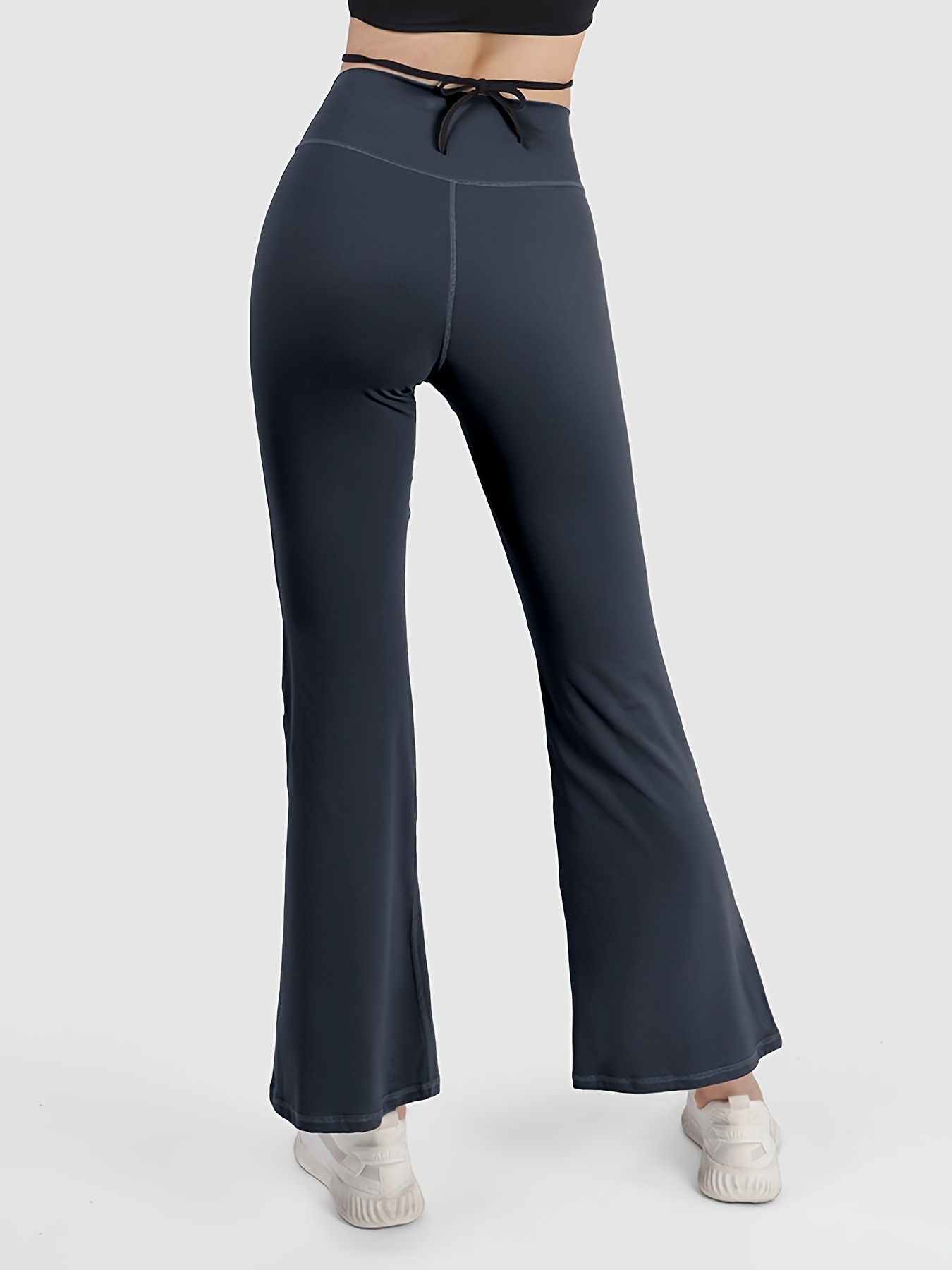 cllios Yoga Pants for Women Bootcut Legging Gym High Wiast Pants Stretch  Butt Lift Trousers Print Tall Long Pants 