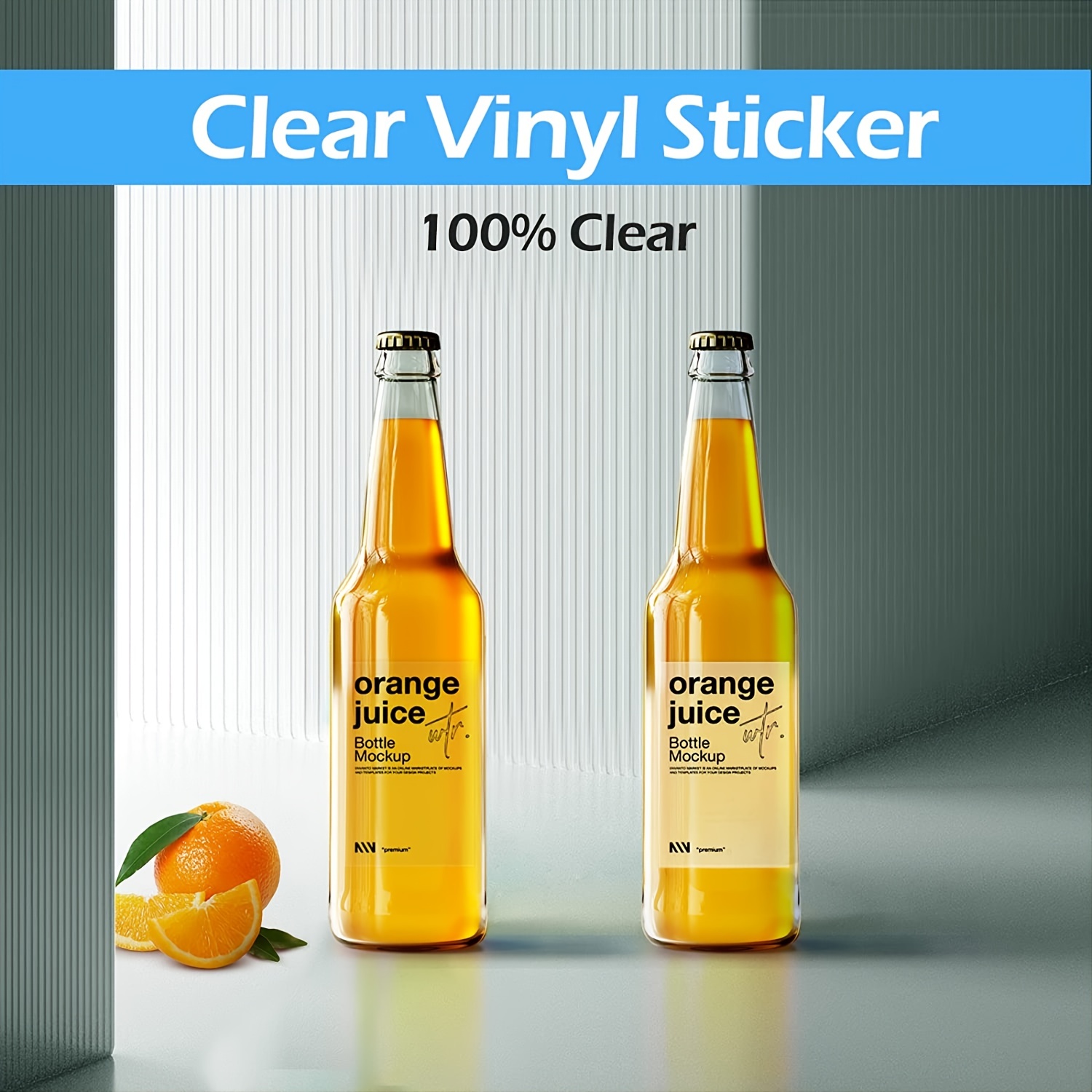 20 Sheets) 90% Clear Sticker Paper for Inkjet Printer - Glossy 8.5 x 11 -  Printable Vinyl Sticker Paper for Circut - Personalized Stickers - Labels -  Transparent - Adhesive - Decal - 90% Clear Sheets 