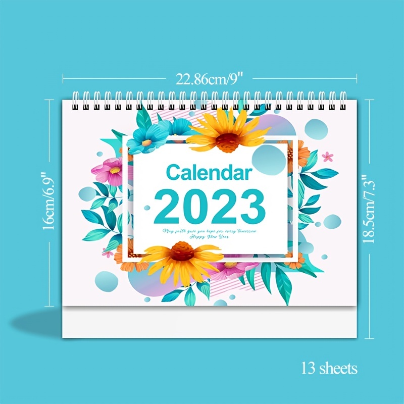 2023 Planner Small Desk Calendar(9*7.13)use Now To December