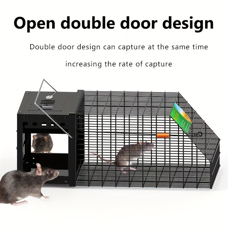 2Pcs Mouse Trap Nontoxic Rat Trap Cage Catch Mice Control Catch