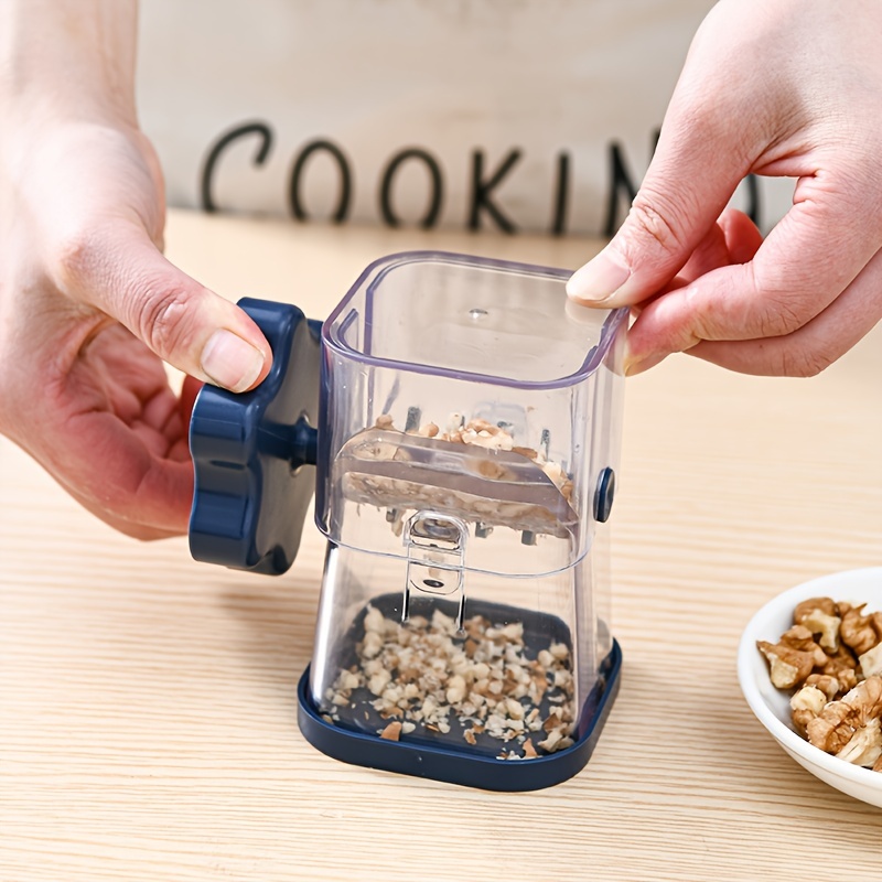 Manual Nut Grinder with Hand Crank Nut Chopper Peanut Grinder