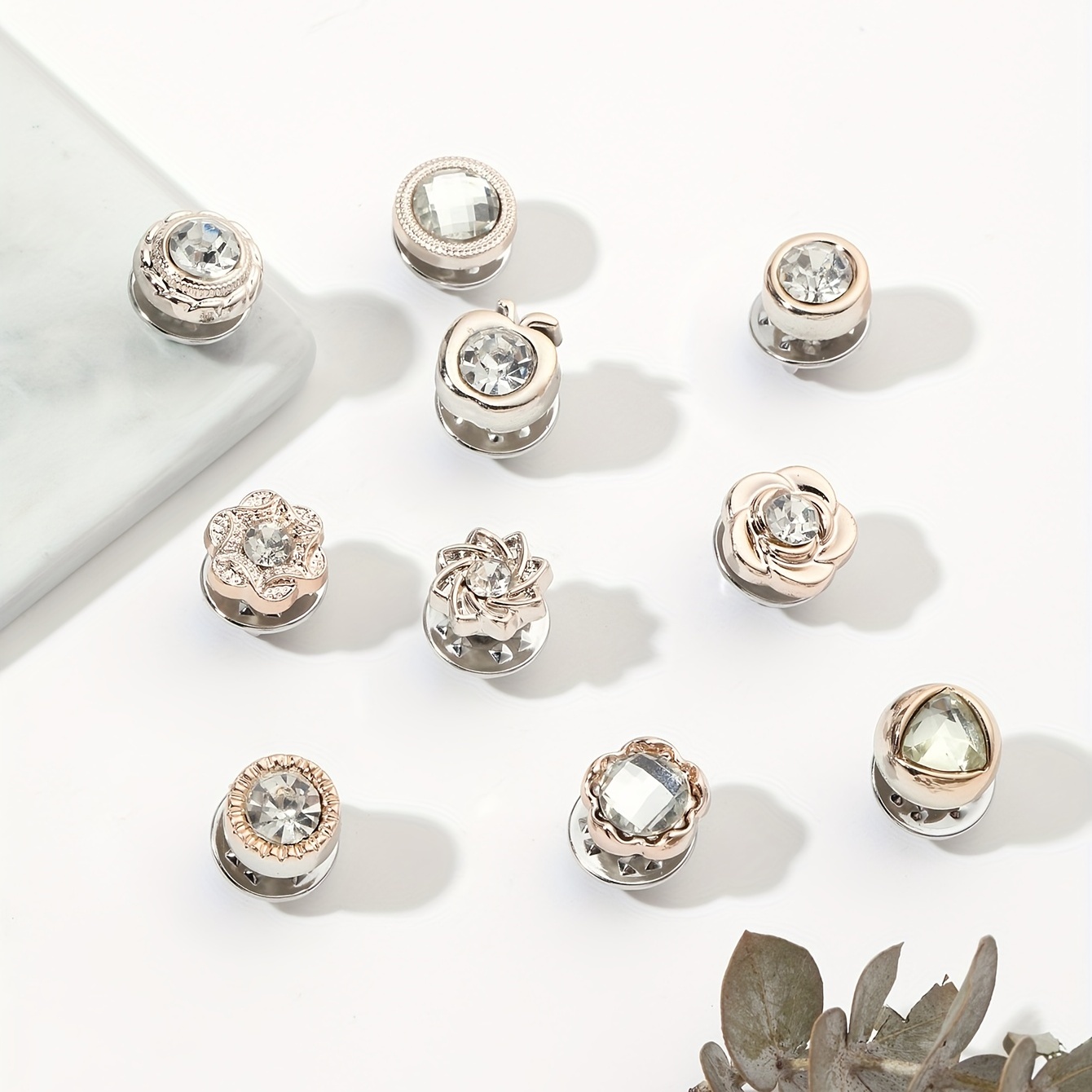 Flower Diamond Pins - Temu