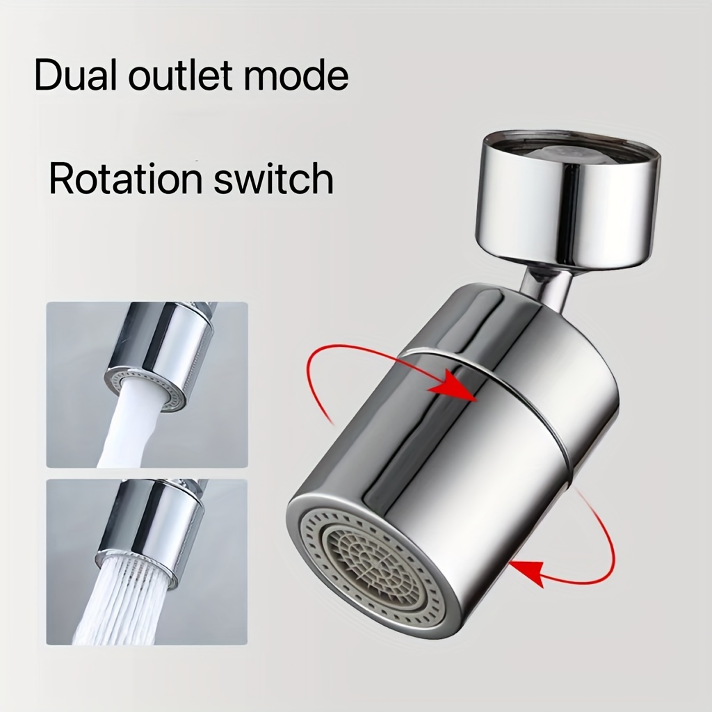 Aérateur de robinet Flexible mobile, 3 Modes, tête de douche