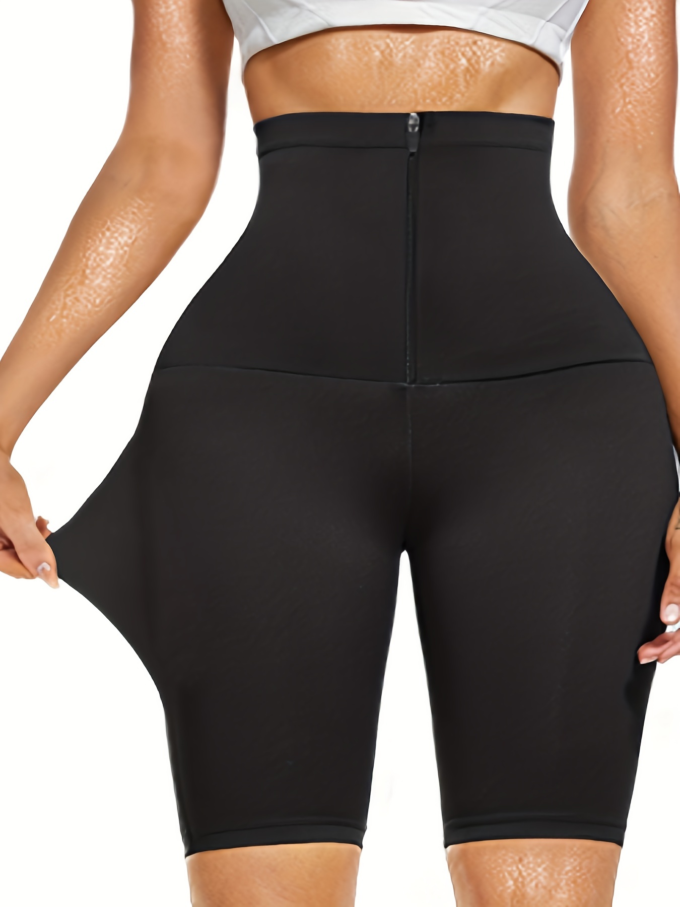 Sauna Sweat Pants Women High Waist Compression Slimming - Temu