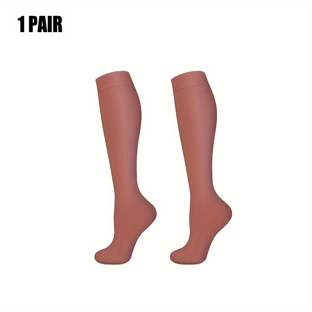Compression Socks 15-20mmHg Graduated Knee High Socks for Women & Men