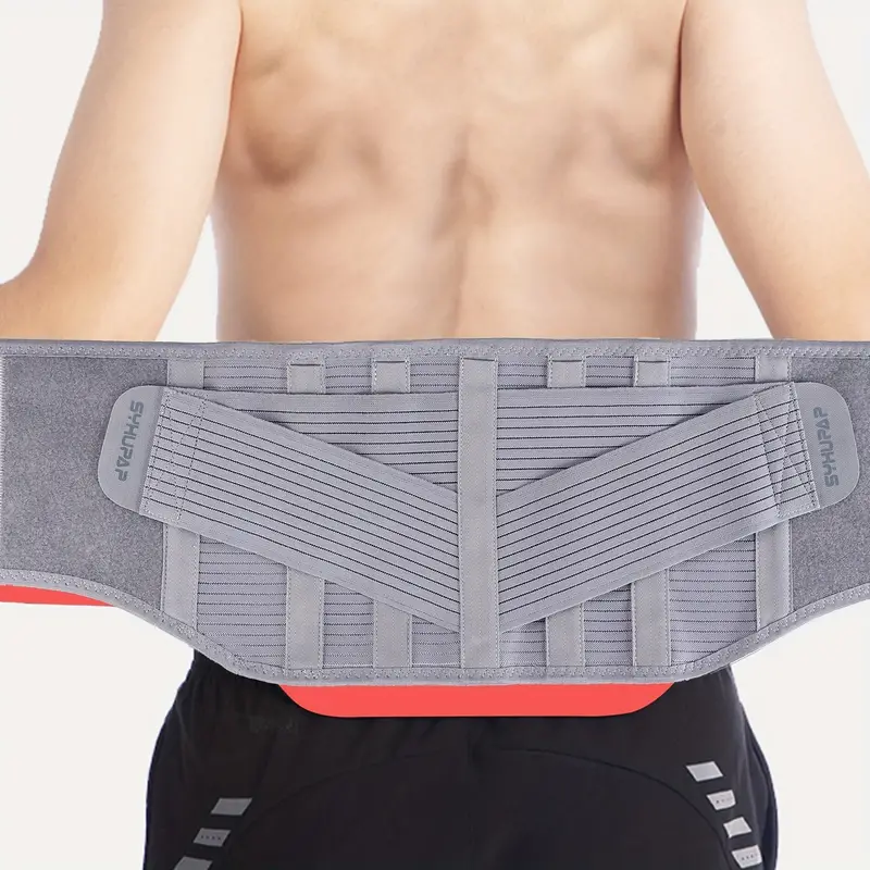Order A Size Back Brace Men Women Lower Back Breathable Back - Temu