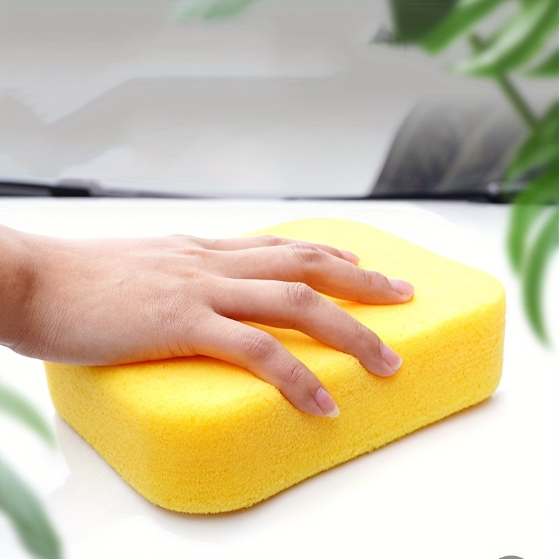 

Super Car Wash Sponge: High Density, Non-electric, Battery-free For Home And Car Use