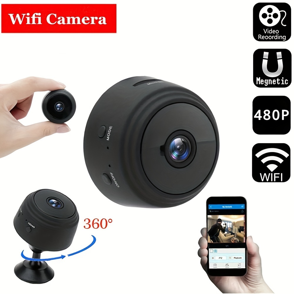  Cámara espía oculta WiFi mini cámaras inalámbricas pequeñas  cámaras de seguridad para el hogar, cámara de seguridad para interiores y  exteriores, cámara HD 1080P, cámara inteligente, cámara de vigilancia, sin  necesidad